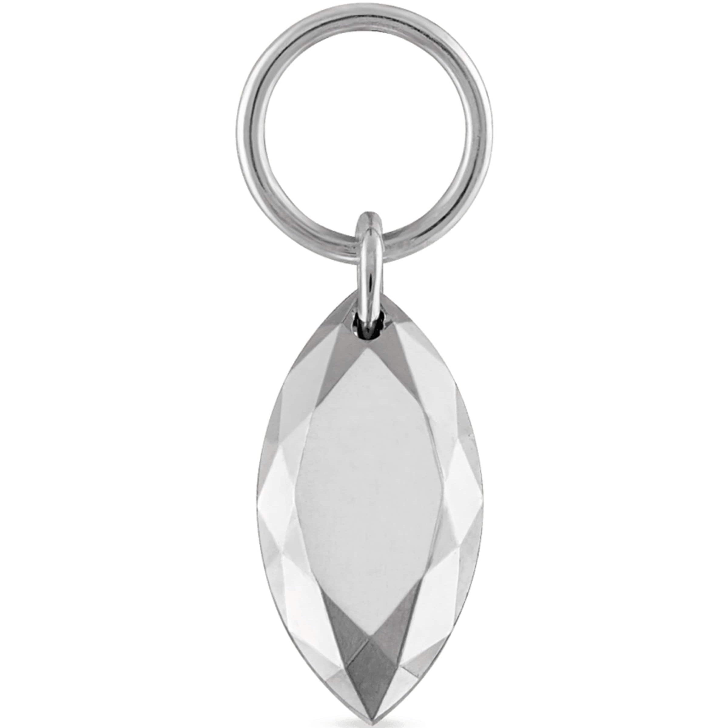 Maria Tash Faceted Gold Marquise Charm (6.5mm)