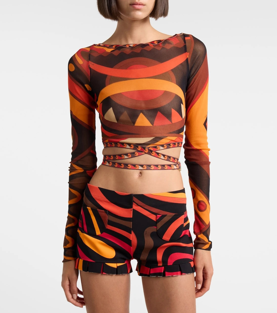 Pucci - Marmo jersey shorts