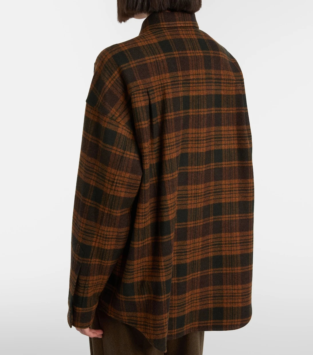 Loro Piana - Darby checked wool and cashmere overshirt