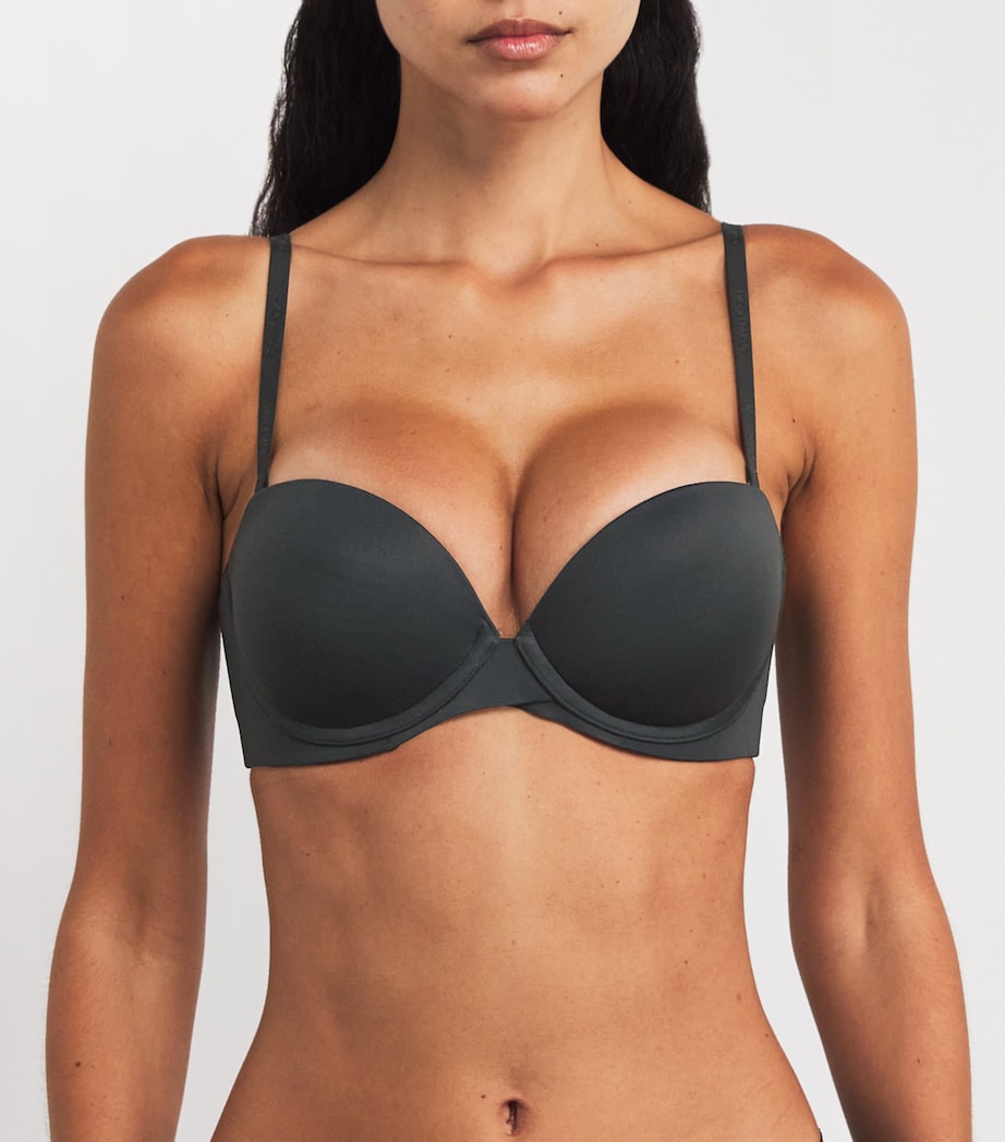 Calvin Klein Black Strapless Push-Up Bra