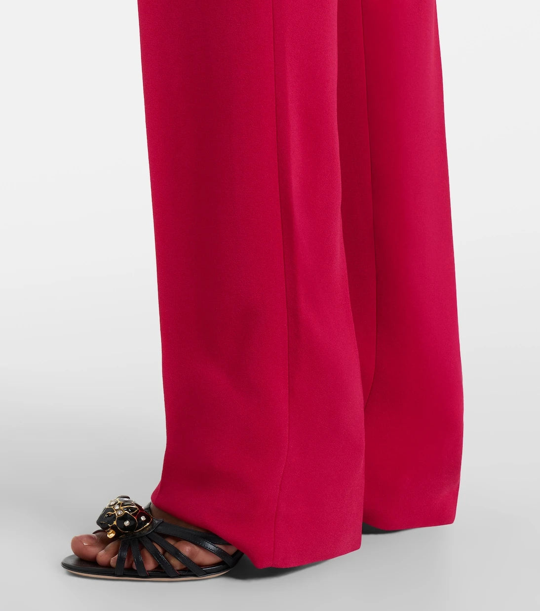 Valentino - Crêpe straight pants