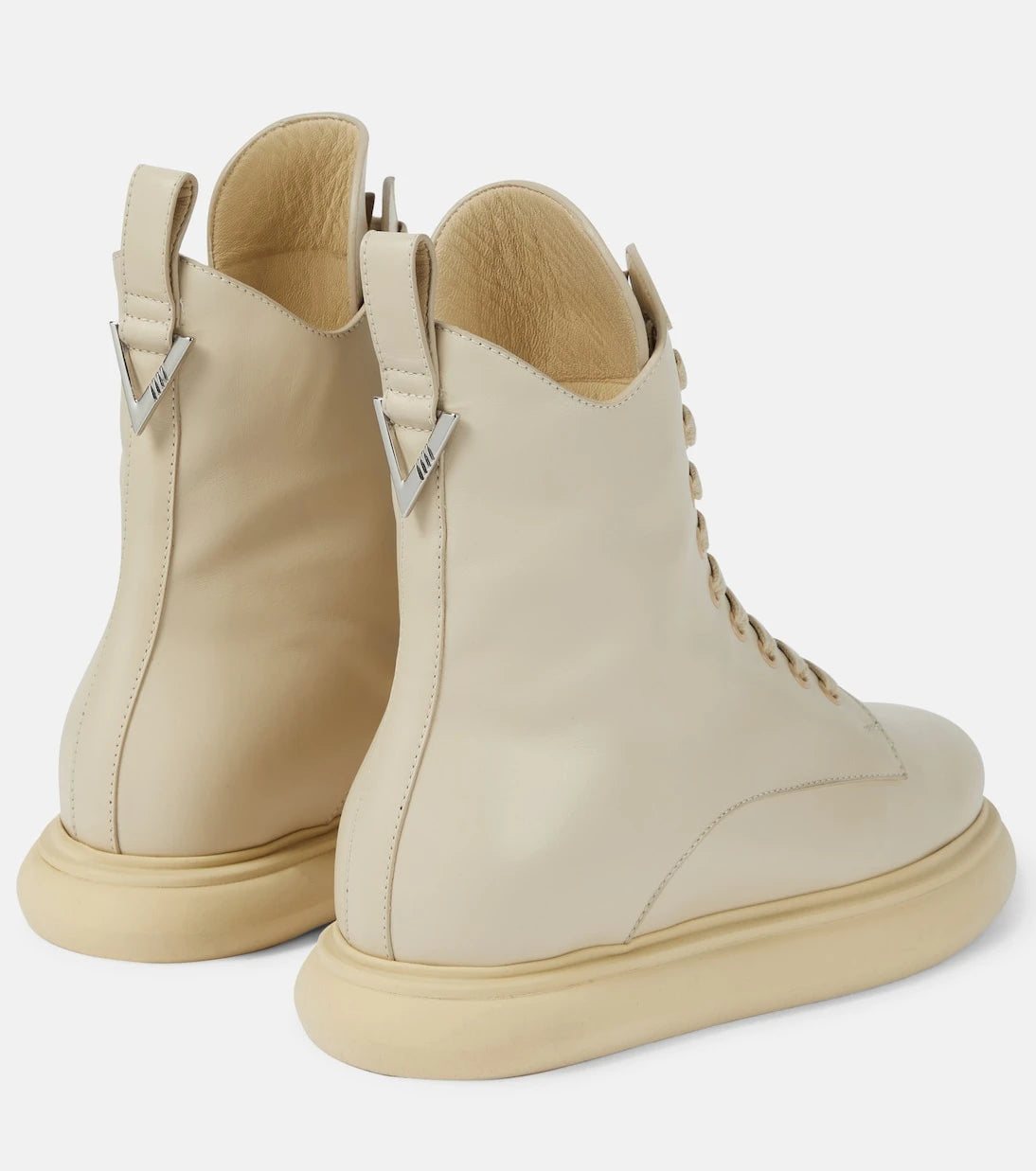 The Attico - Selene leather combat boots