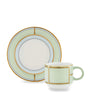 GINORI 1735 Porcelain Colonna Diva Verde Coffee Cup (85ml)