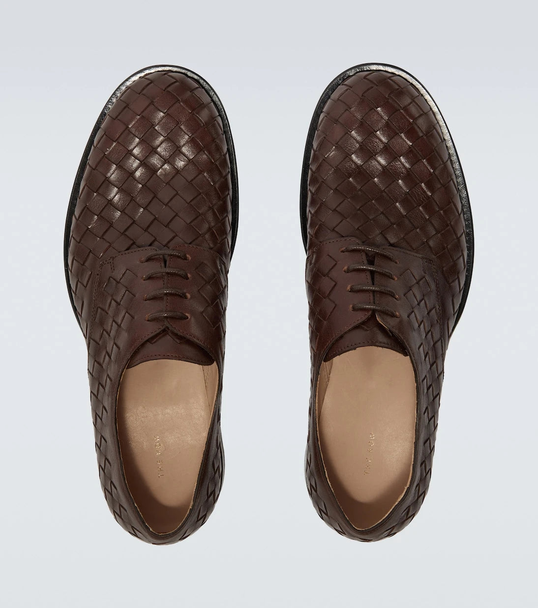 The Row - Novus woven leather Derby shoes