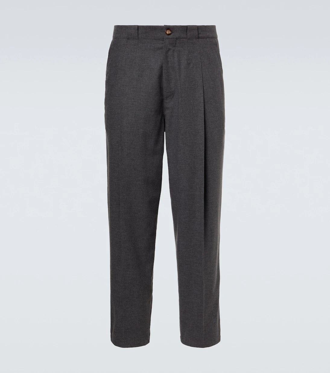 Brunello Cucinelli - Wool, cotton and silk tapered pants