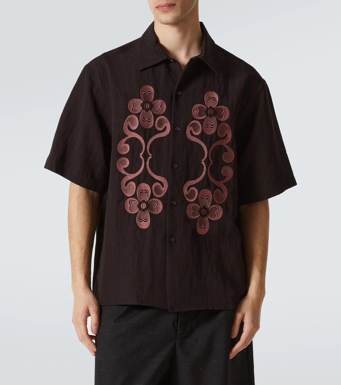 Commas - Reflection embroidered shirt