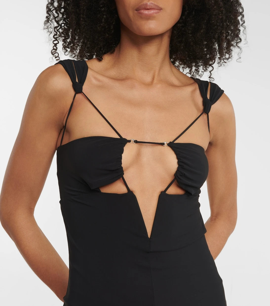Nensi Dojaka - Cutout jersey top