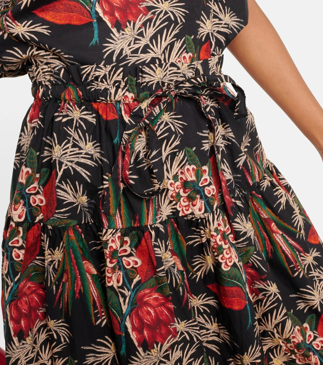 Ulla Johnson - Fernanda cotton poplin midi skirt