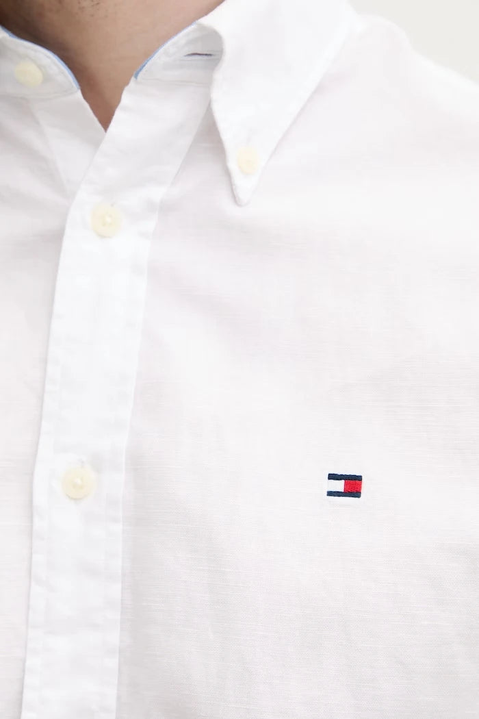 Tommy Hilfiger риза мъжка с лен