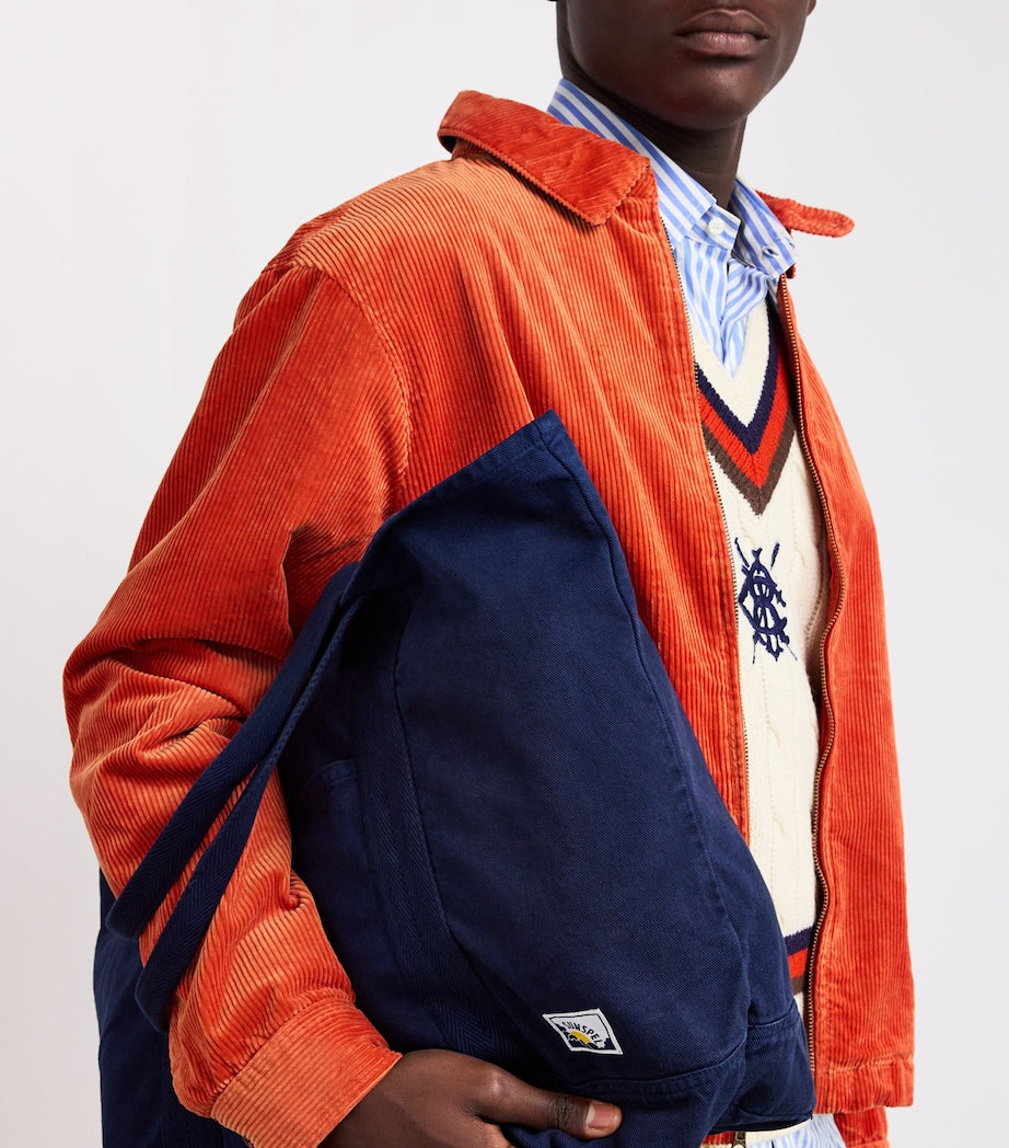 Polo Ralph Lauren Orange Cotton Corduroy Wynton Jacket