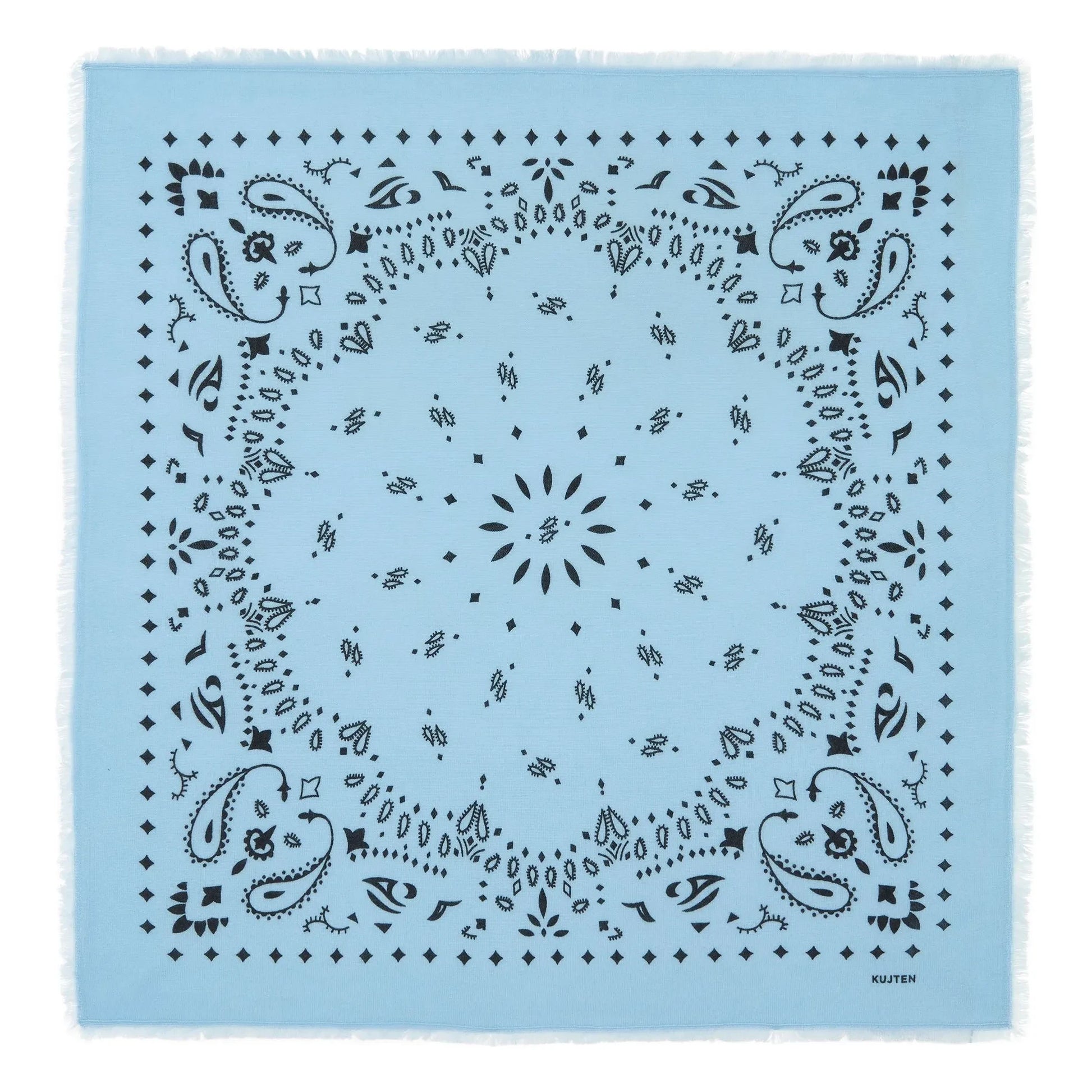 Kujten - Hachiko Cashmere Bandana | Light Blue