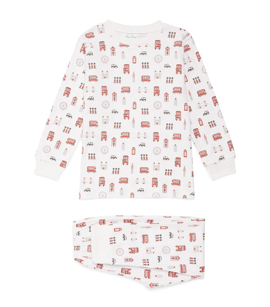 Pima Cotton Lively London Pyjamas (2-6 Years)