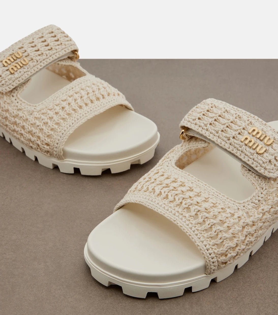Miu Miu - Crochet sandals