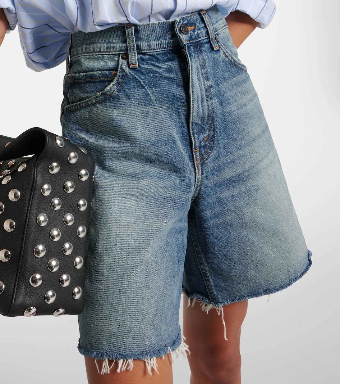 Nili Lotan - Russel low-rise denim shorts