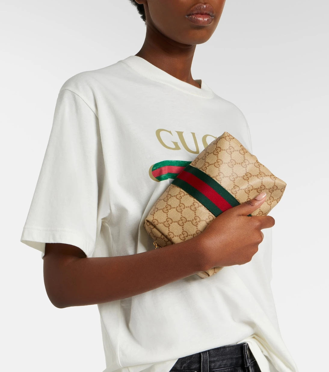 Gucci - Essence GG Canvas Mini pouch