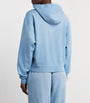 Blue French Terry Zip-Up Hoodie