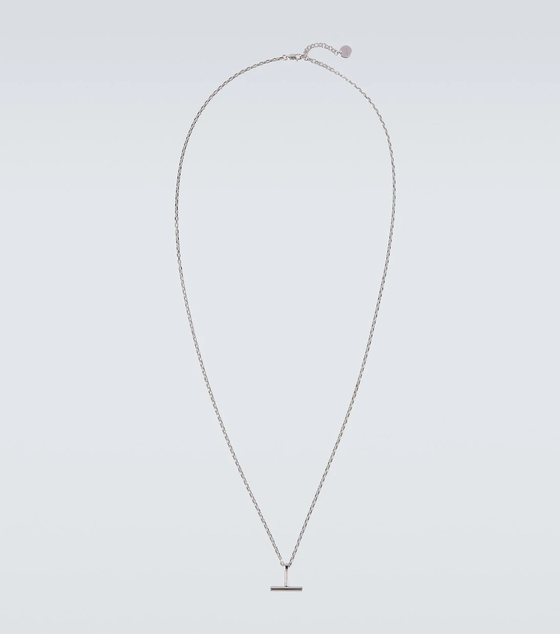 Tom Ford - T sterling silver pendant necklace