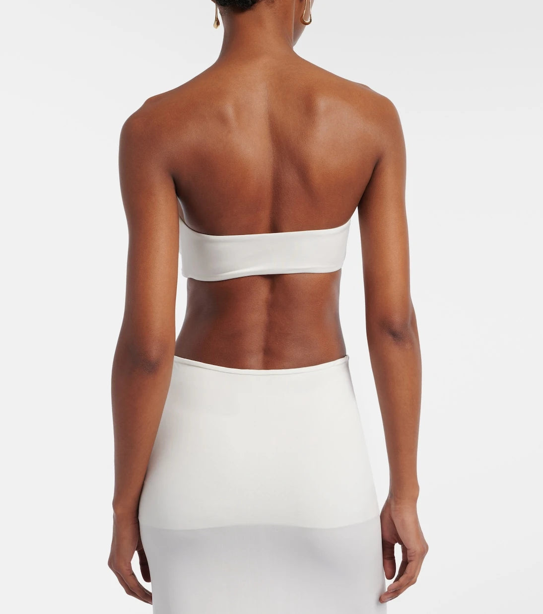 Jade Swim - توب بيكيني كلارا بتصميم ملفوف وخصر مطاطي