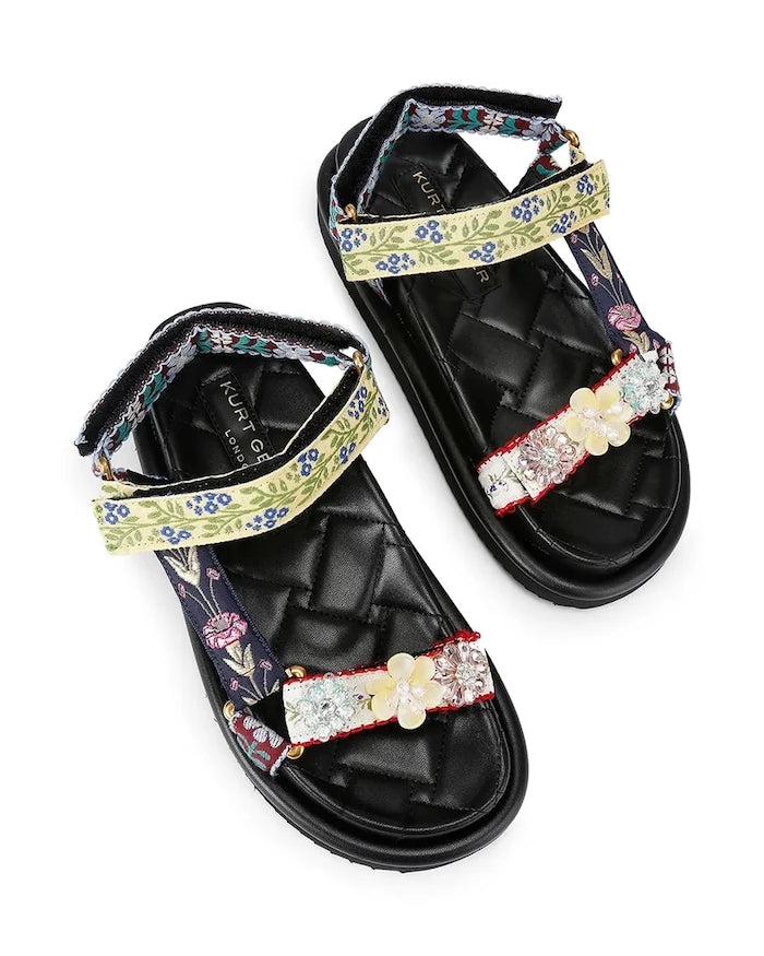 Kurt Geiger London kadın düz taban sandalet Orson Sandal