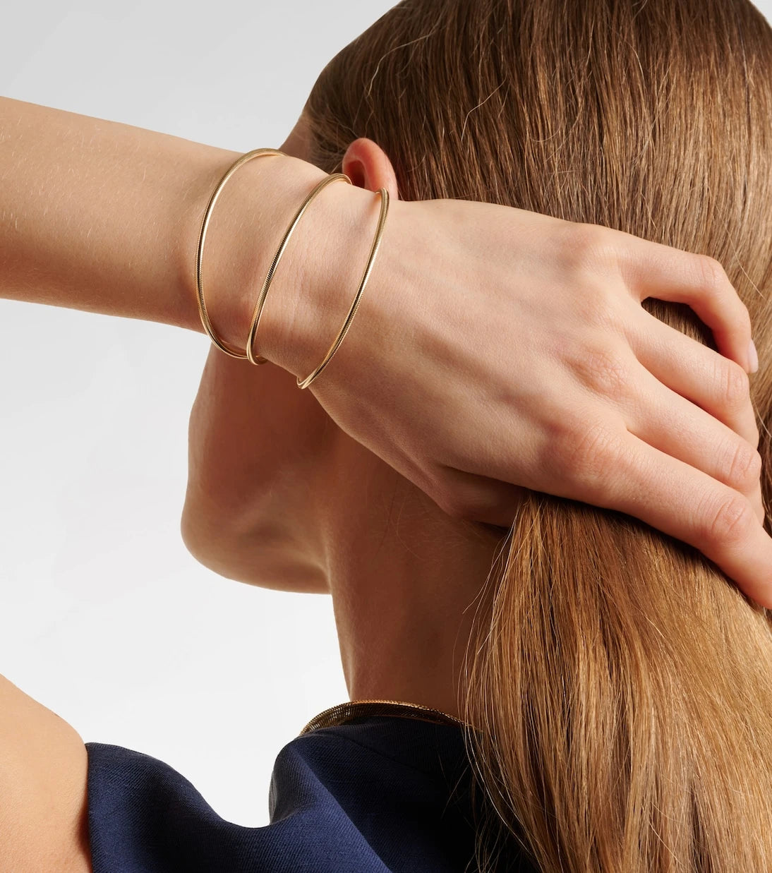 Stone and Strand - Liquid Gold Stretch 14kt gold bracelet
