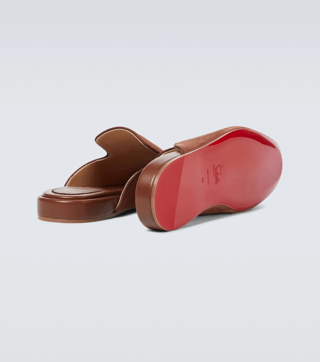Christian Louboutin - Navy Coolito Flat mules