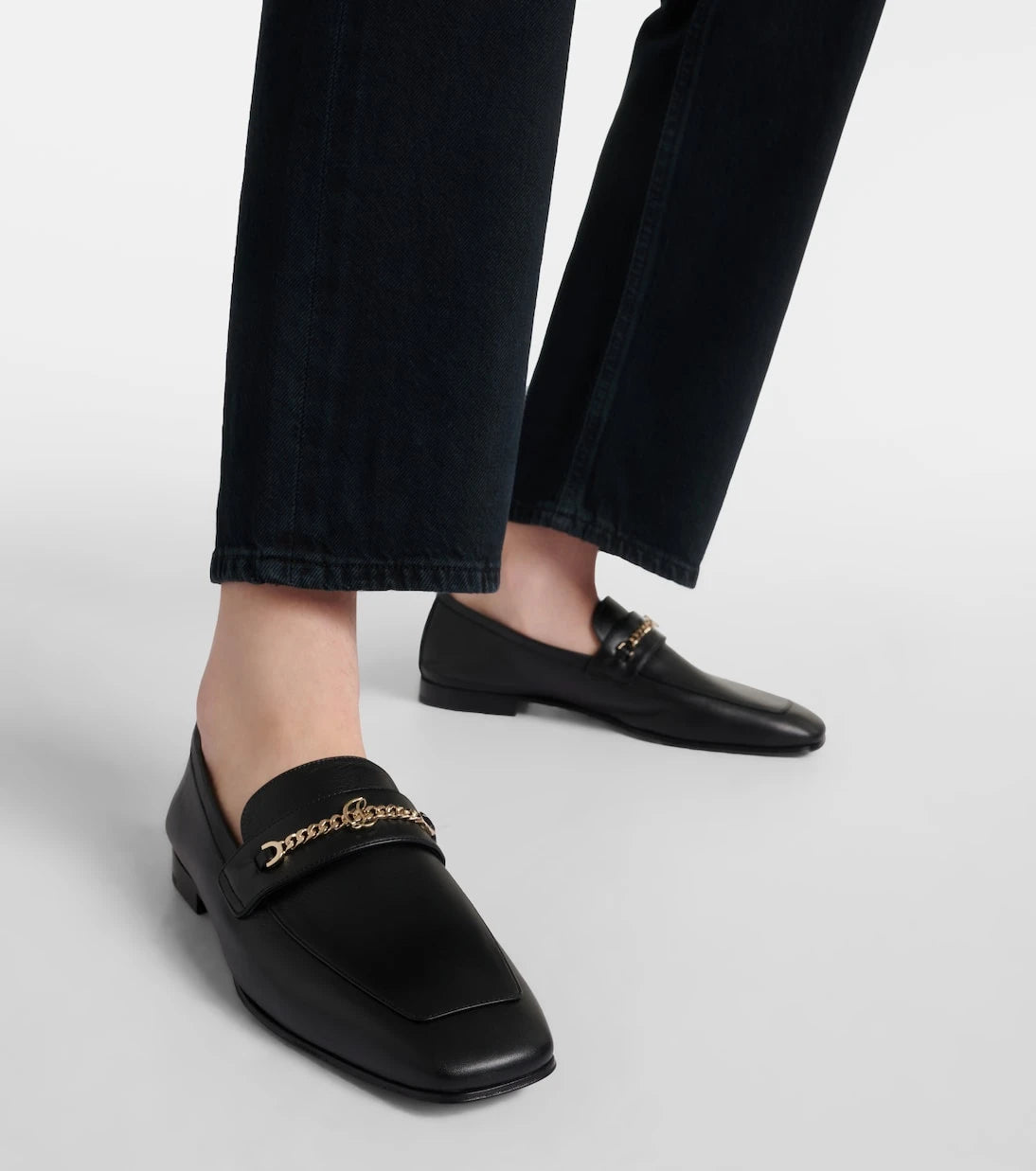 Christian Louboutin - MJ Moc leather loafers