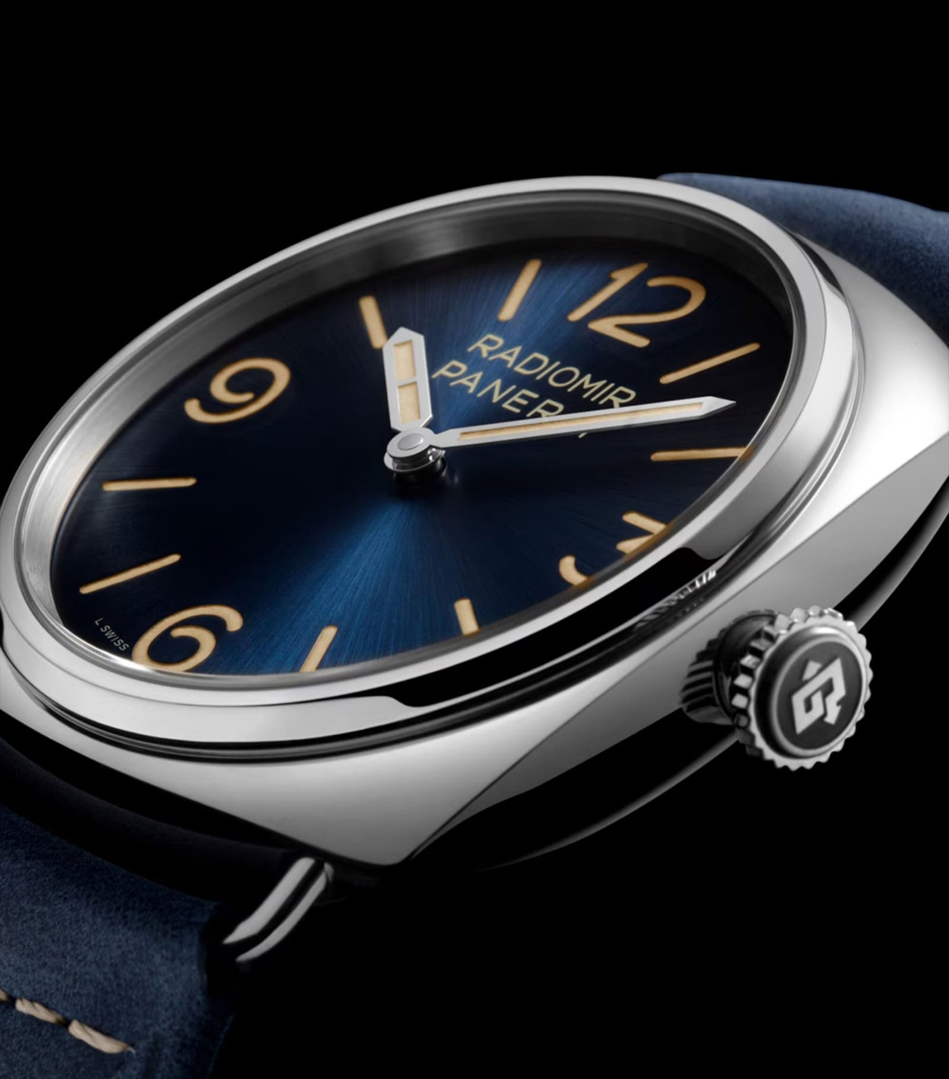 Panerai Steel Radiomir Tre Giorni Watch 45mm