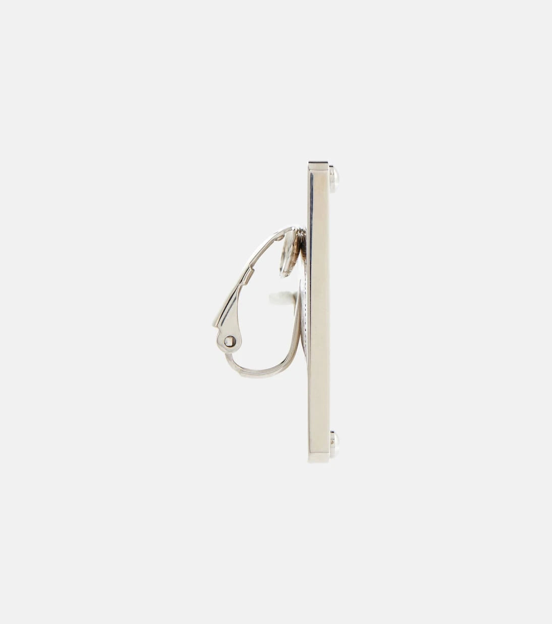 Prada - Logo clip-on single earring