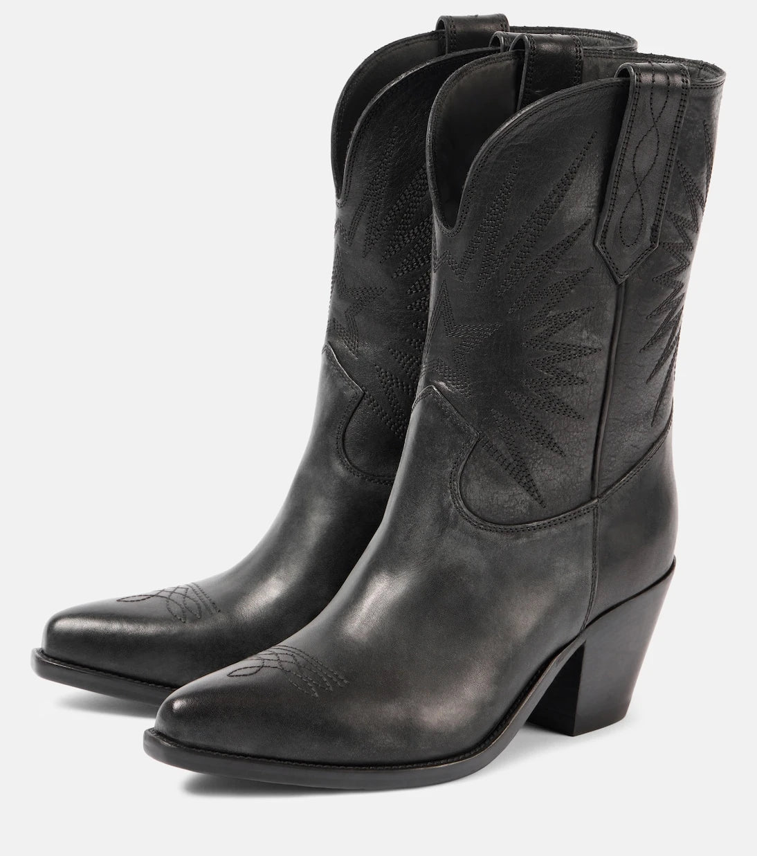 Golden Goose - Wish Star leather cowboy boots