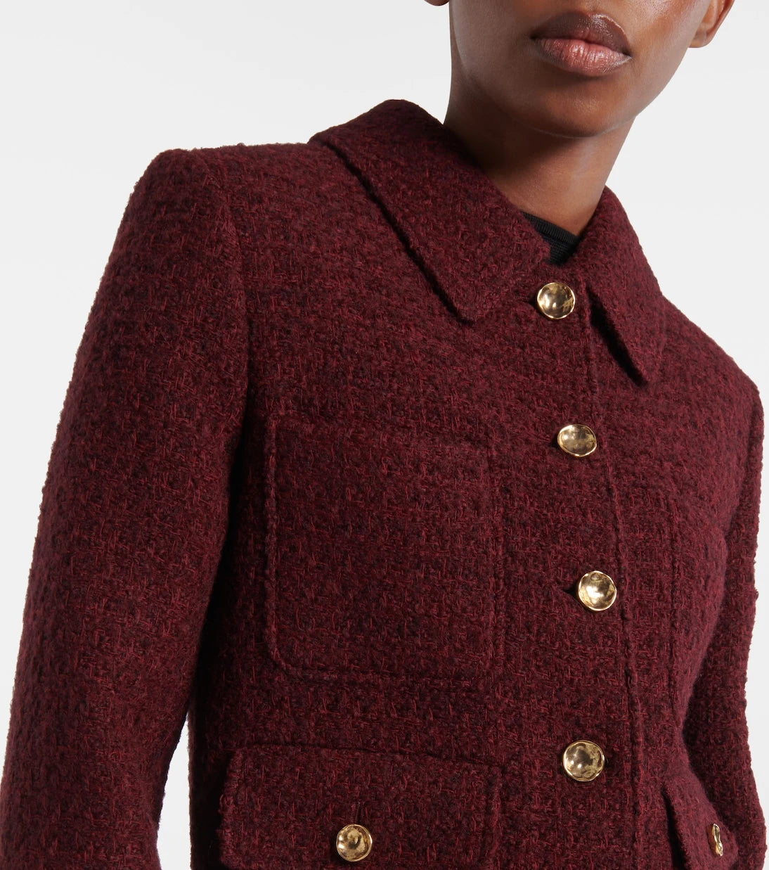 Altuzarra - Astley cropped tweed jacket
