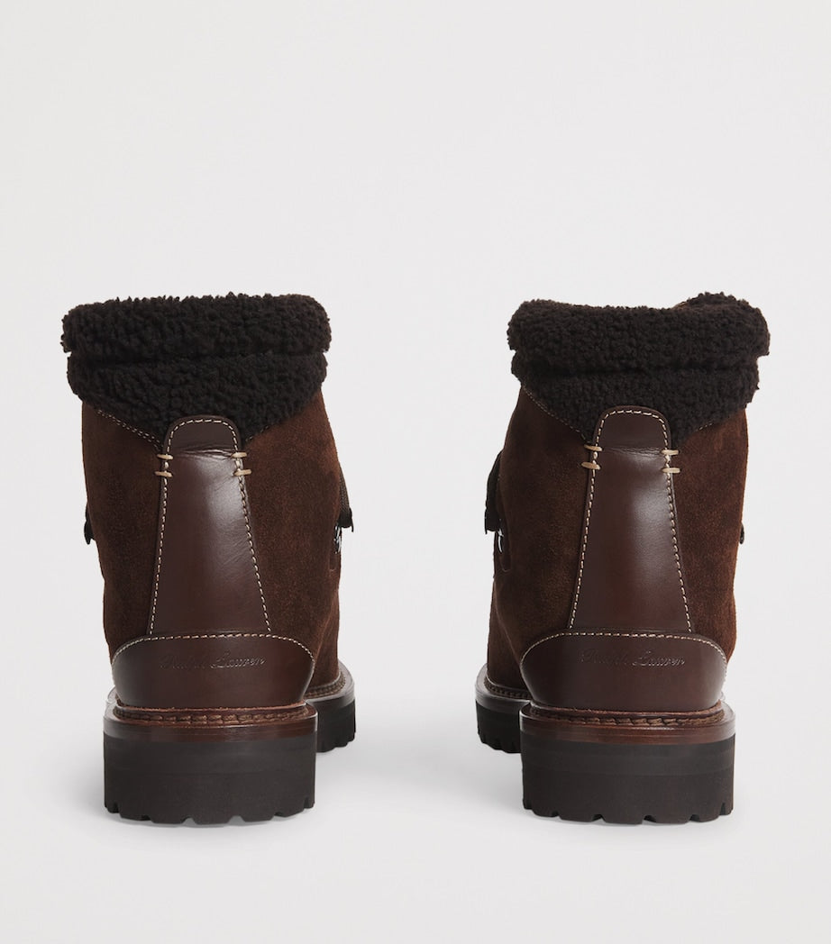 Suede Halpin Lace-Up Boots