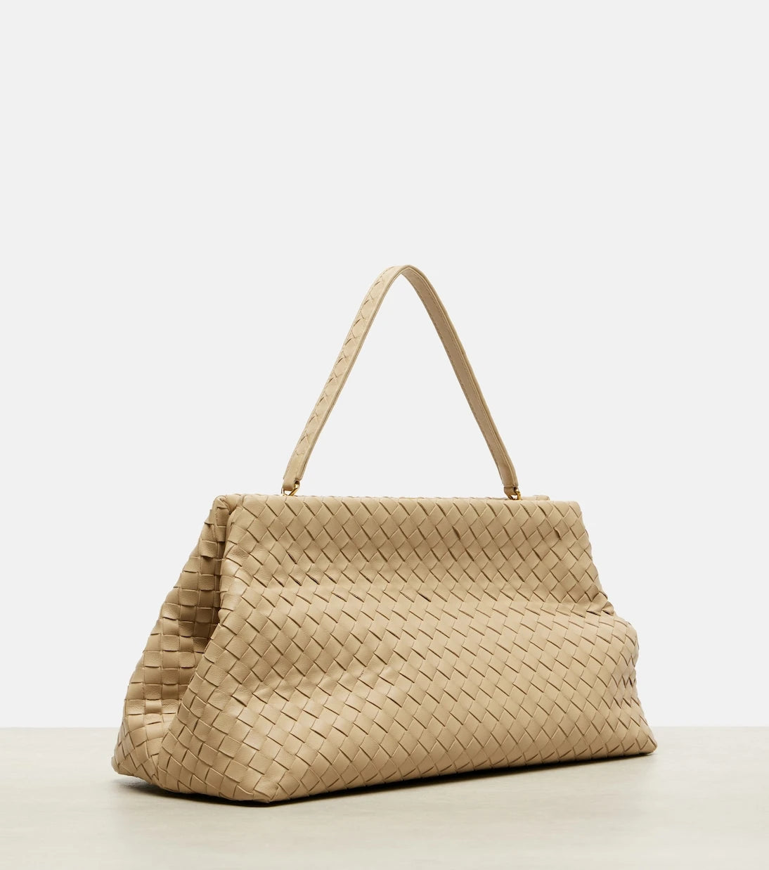 Bottega Veneta - حقيبة كتف جلد إنتريشاتو 1998