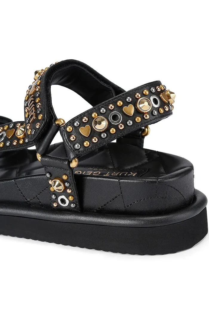 Kurt Geiger London kadın deri sandalet Orson Sandal