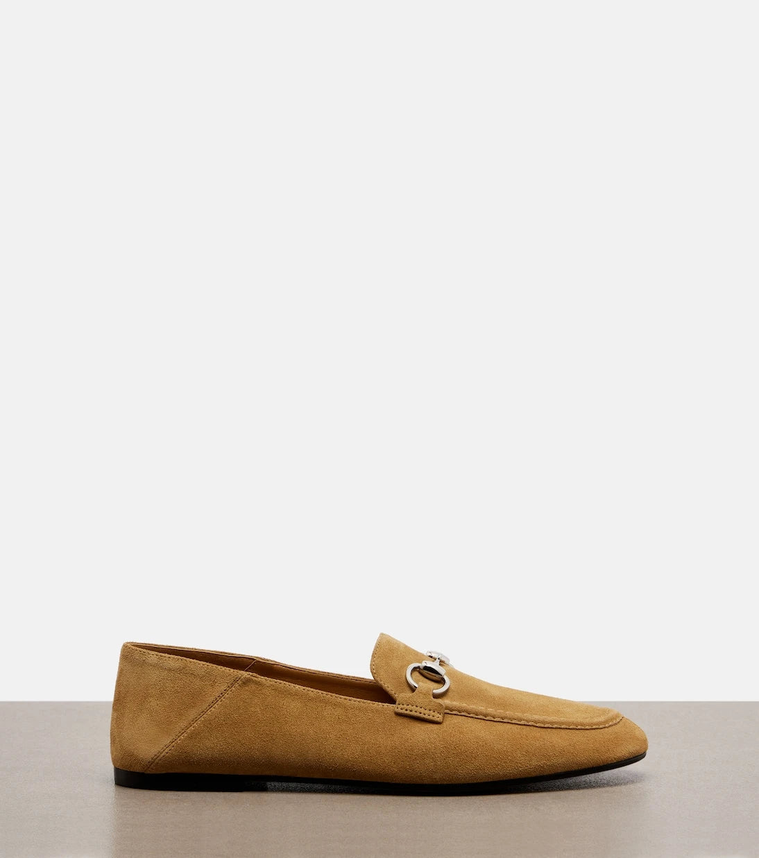 Gucci - Jordaan Horsebit suede loafers
