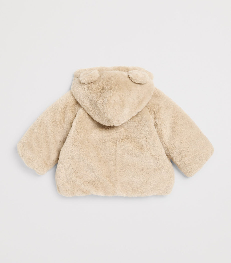 Emporio Armani Kids Faux Fur Jacket (6-36 Months)