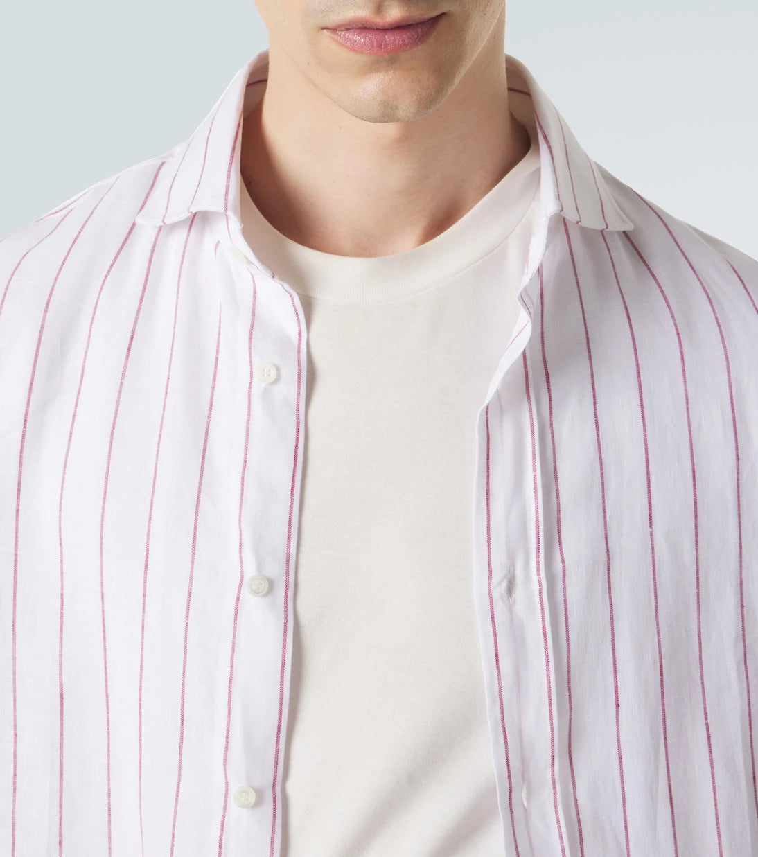 Brunello Cucinelli - Striped linen shirt