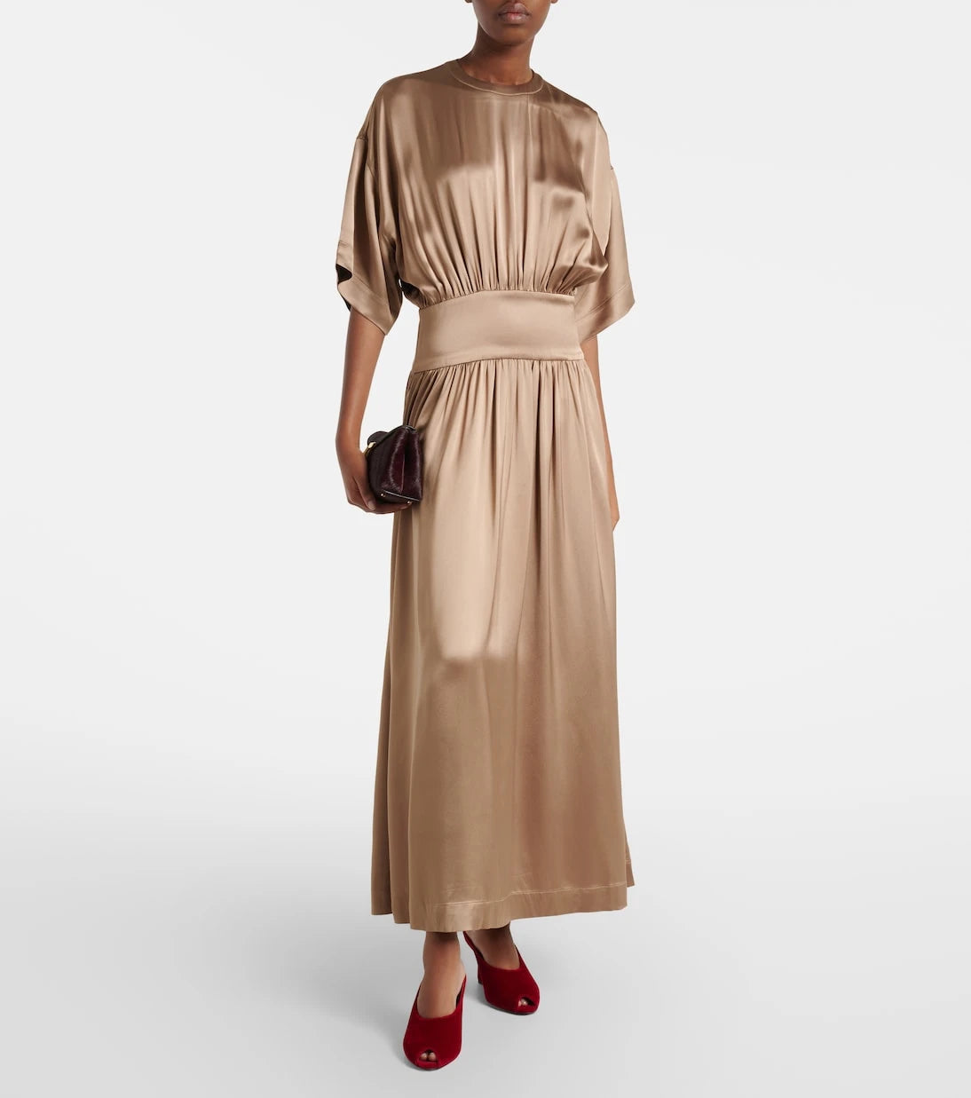 Toteme - Satin midi dress