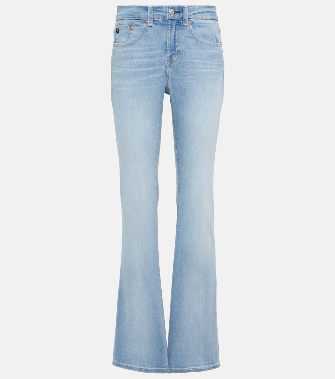 AG Jeans - Embroidered flared jeans