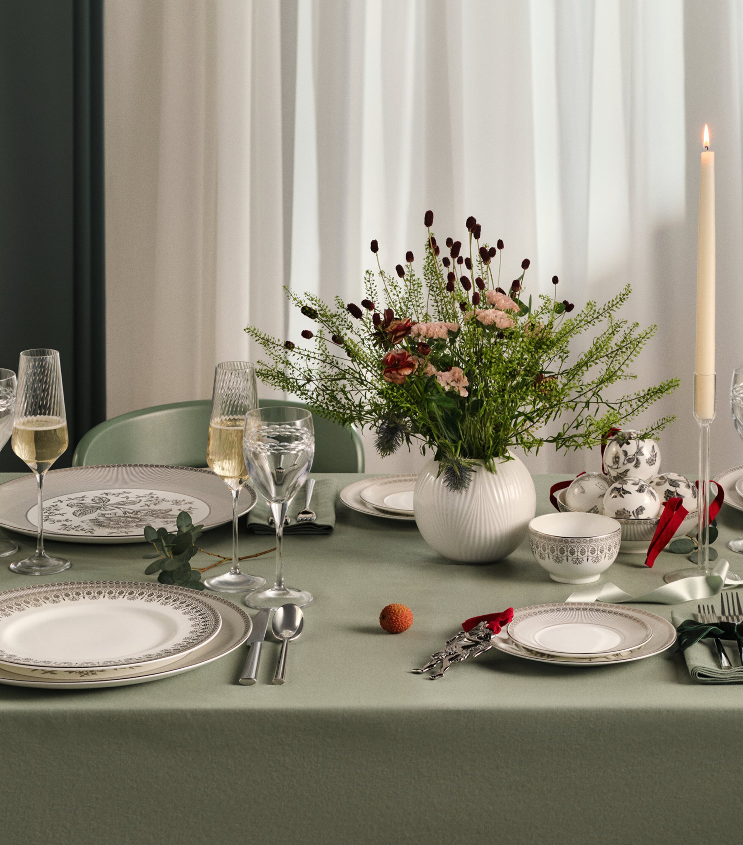 Silver Tonquin Deep Plate (22cm)