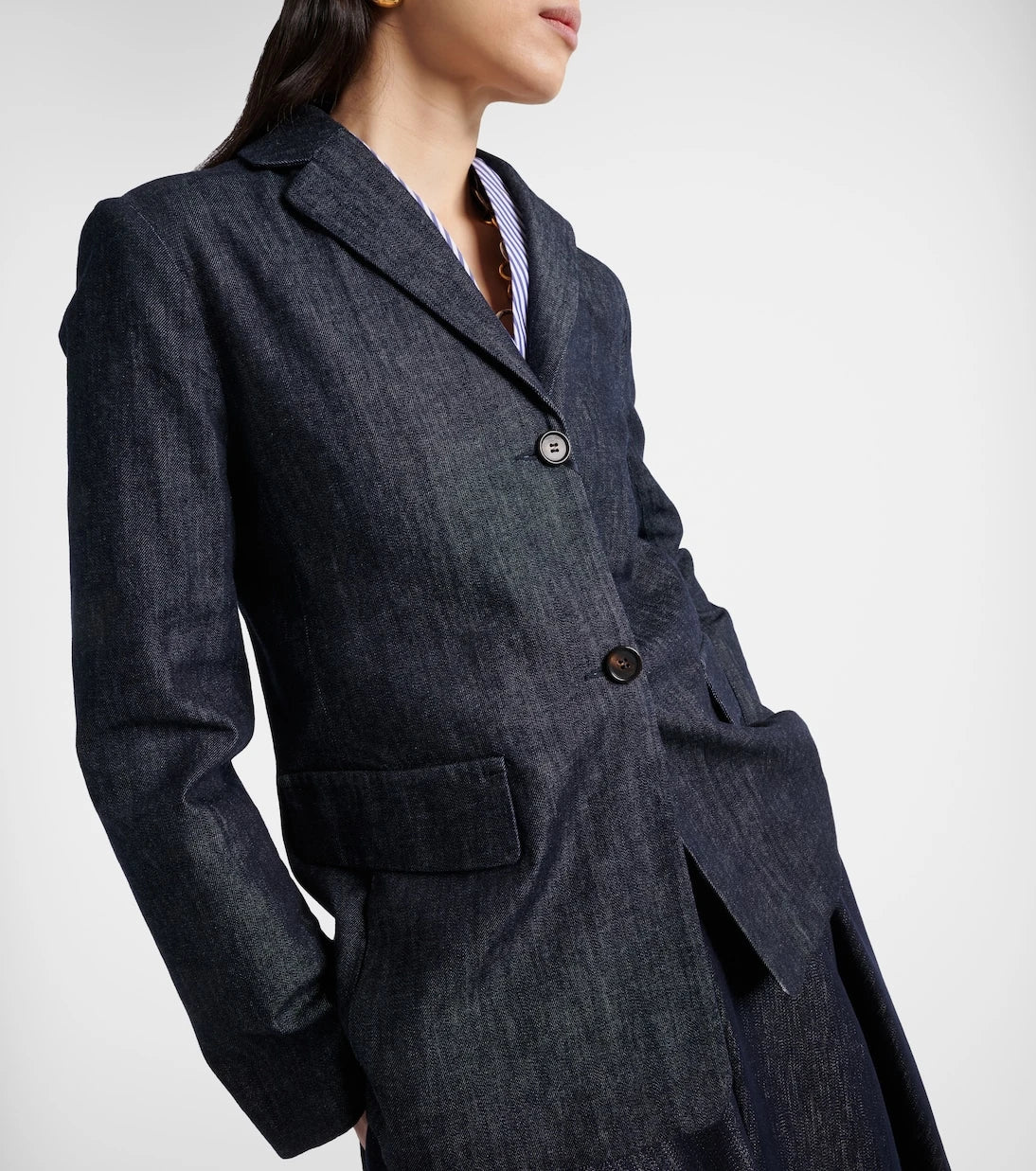 'S Max Mara - بليزر دينم ليون