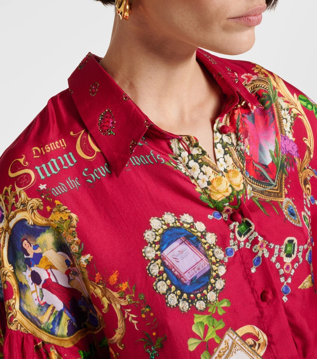 Camilla - Printed silk shirt