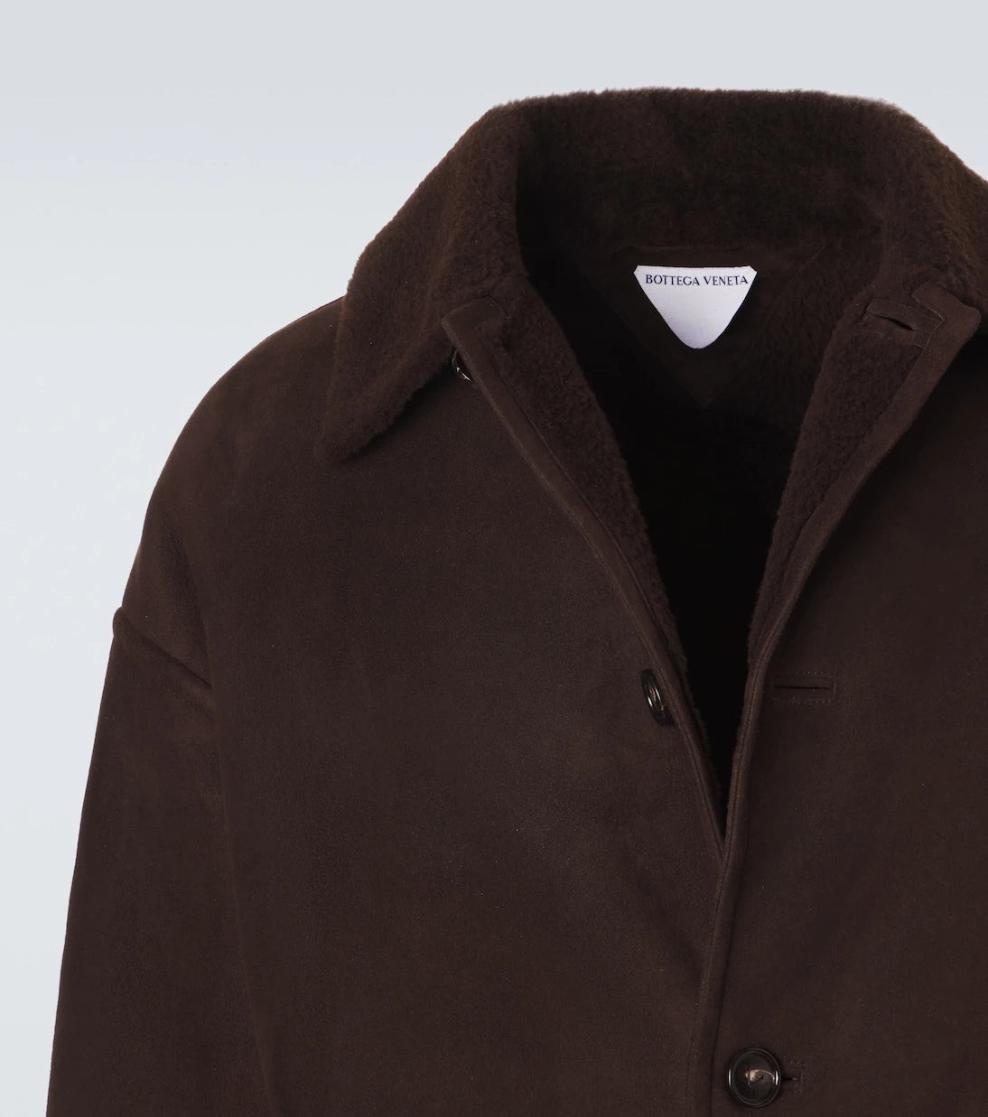 Bottega Veneta - Leather and shearling jacket