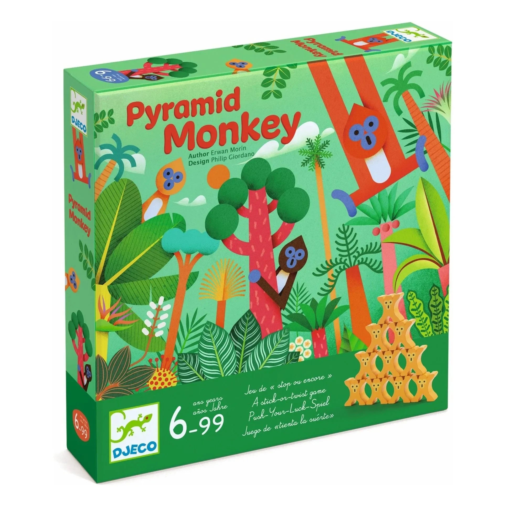 Djeco - Game Pyramid Monkey