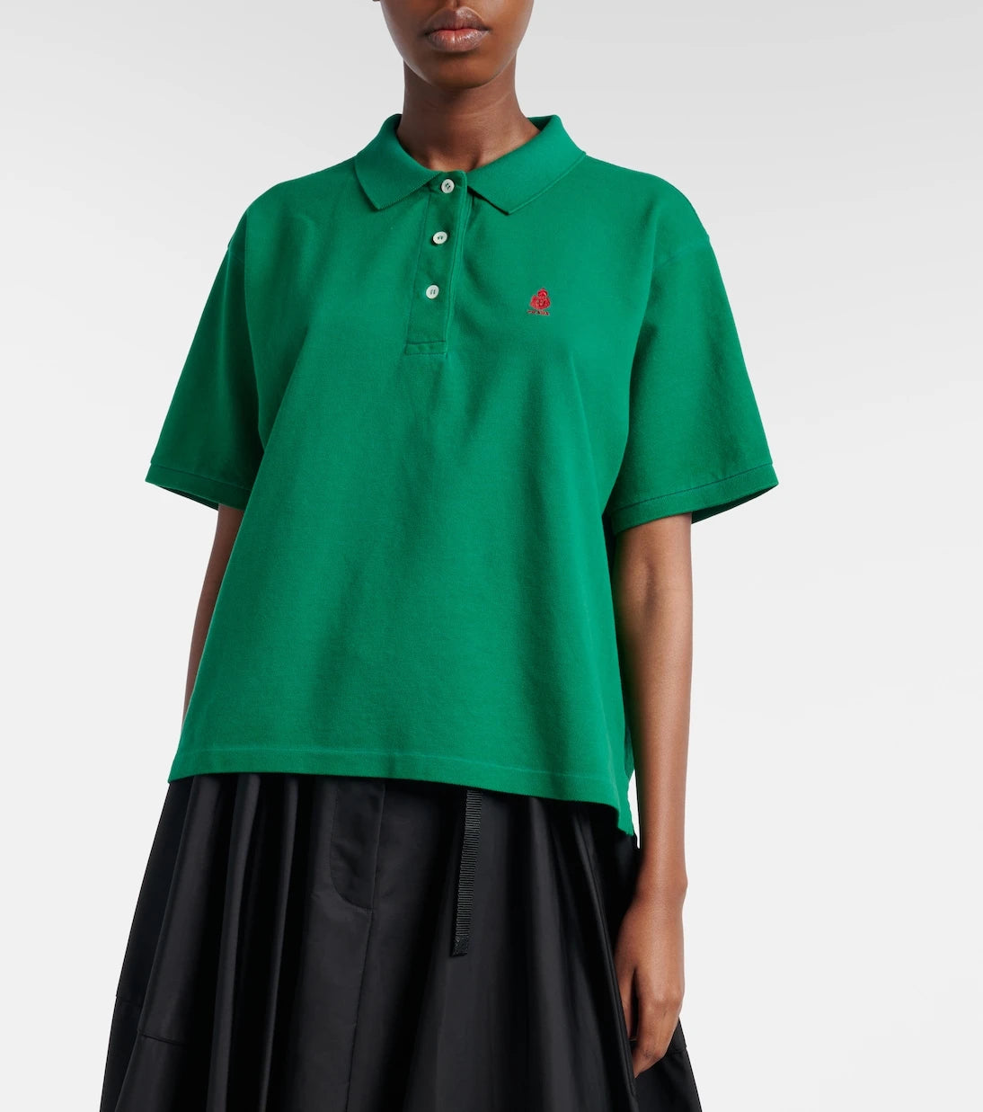 Prada - Cotton piqué polo shirt