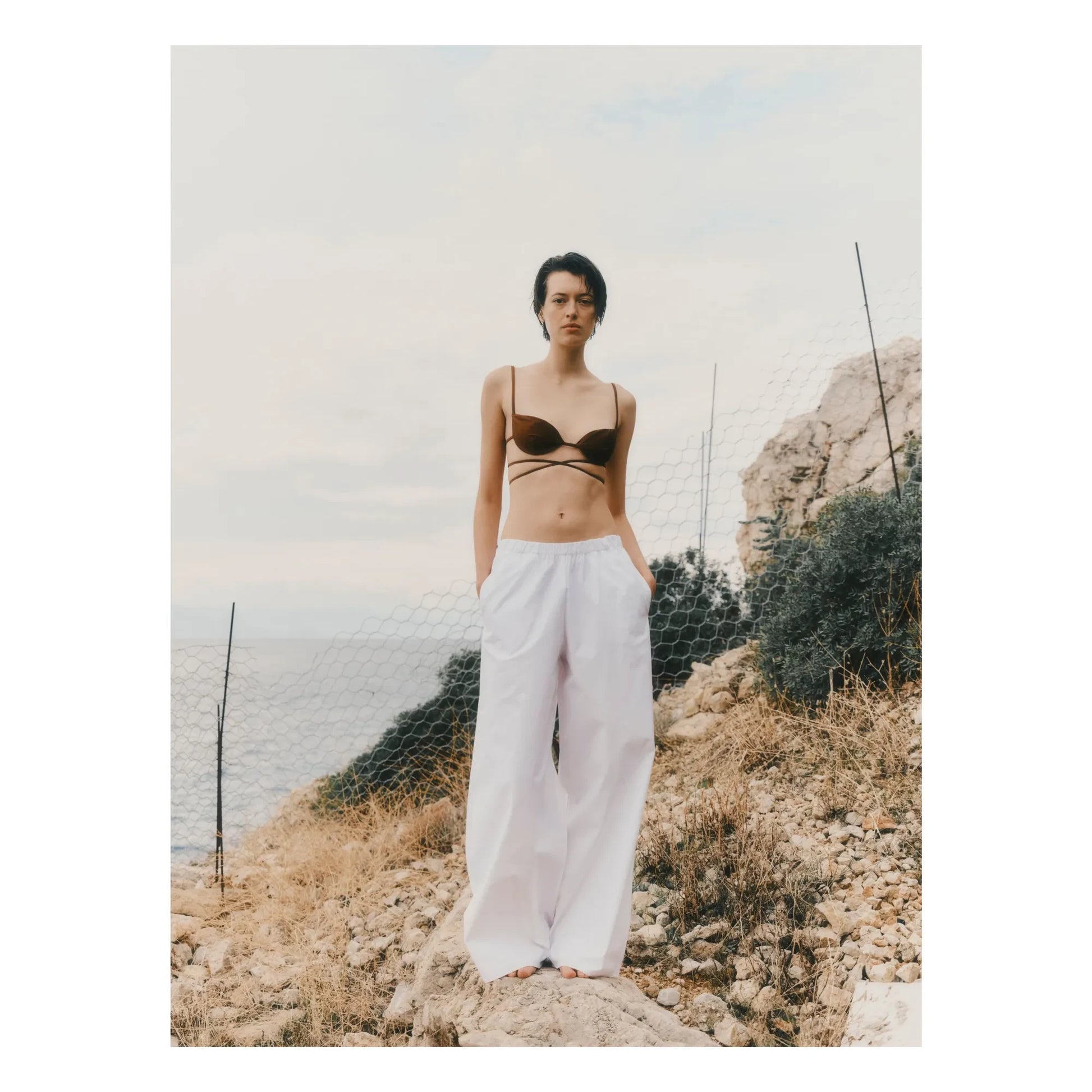 Vanessa Sposi - Cotton Casual Pants | Ivory