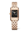 Jaeger-LeCoultre Small Rose Gold and Diamond Reverso Classic Duetto Watch 21mm