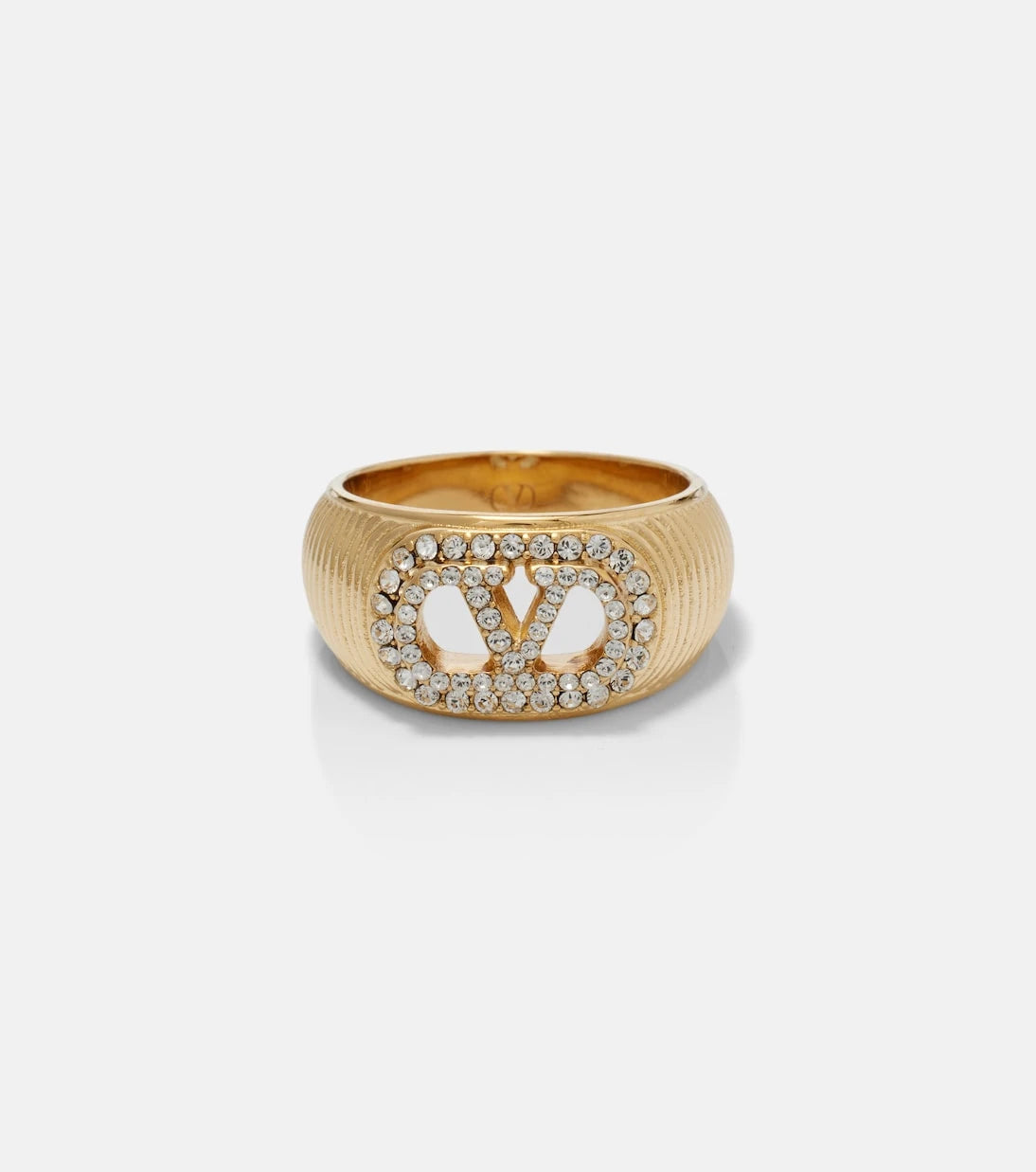 Valentino - VLogo Swarovski®-embellished ring