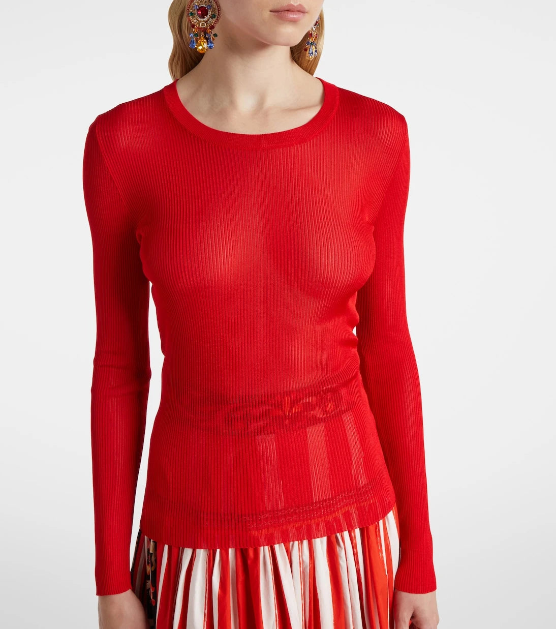 Dolce&Gabbana - Ribbed-knit sweater