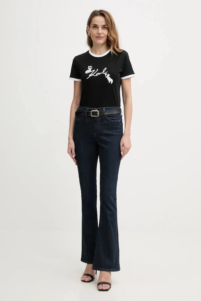 Памучна тениска Karl Lagerfeld IKON