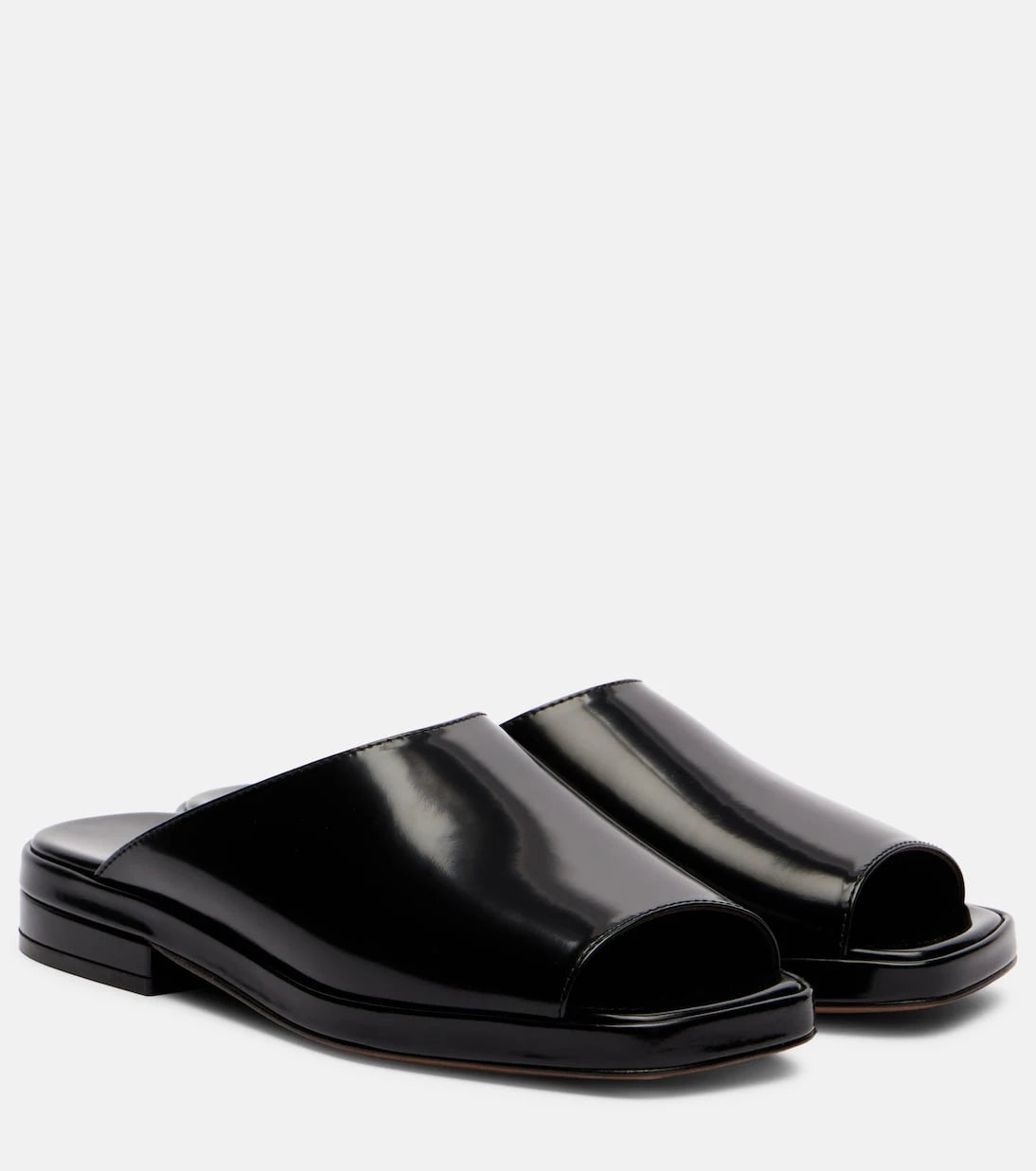 The Row - Emi patent leather mules